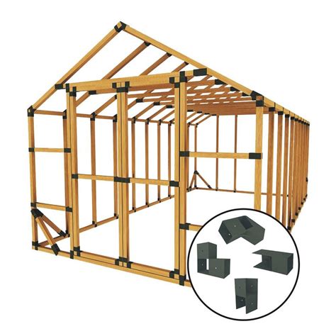 metal brackets for building sheds|storage shed bracket kit.